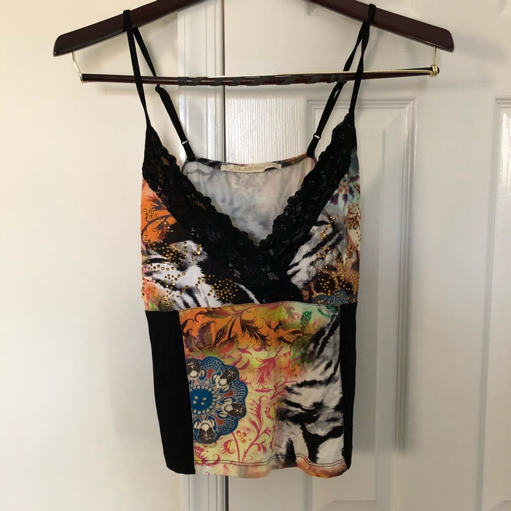 Colorful Spaghetti Strap Top